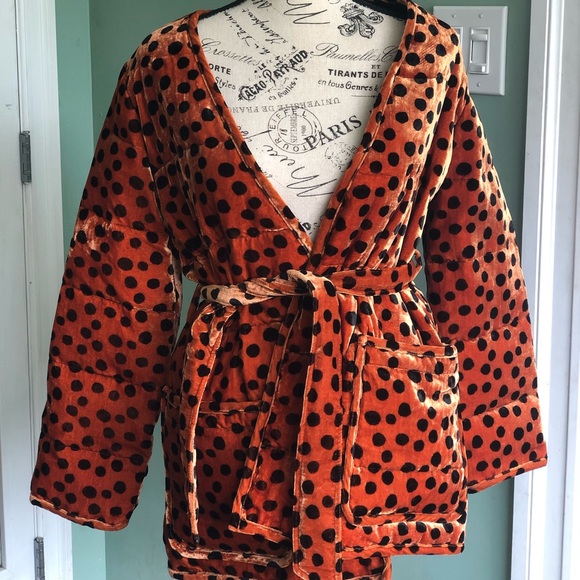 SOLD!NWT MADEWELL WRAP VELOUR JACKET 😍😍 - Picture 2 of 7